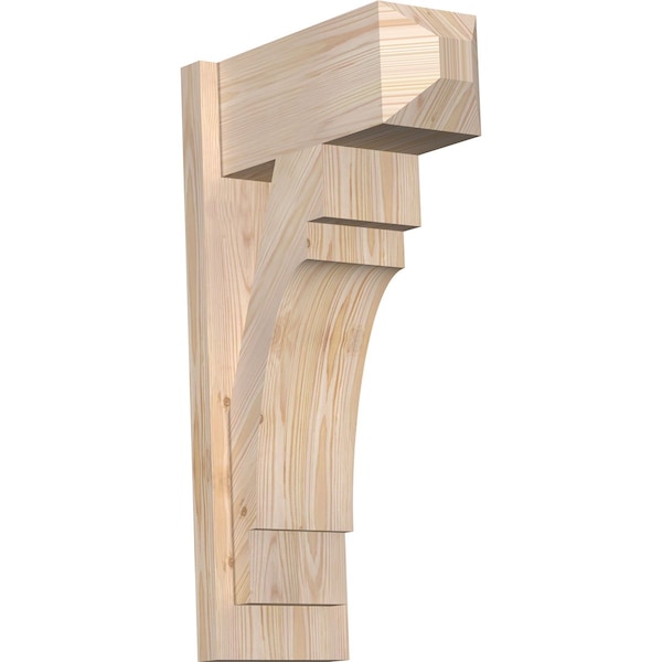 Ekena Millwork Merced Craftsman Smooth Outlooker, Douglas Fir, 7 1/2"W x 16"D x 28"H OUT08X16X28MRC04SDF - main